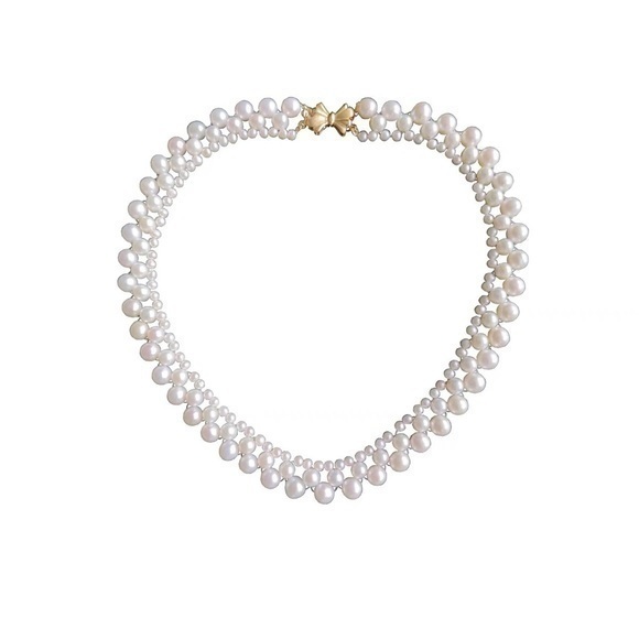 Natural AAA+ Fresh water Pearl Choker Necklace